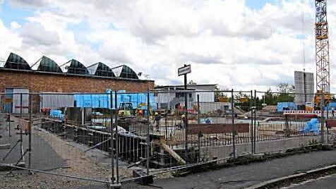 Am Zentrum für Mobilität und Energie wird bereits gebaut