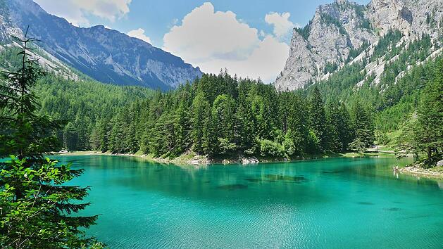 Der "Grüne See" liegt in der Steiermark in Österreich.