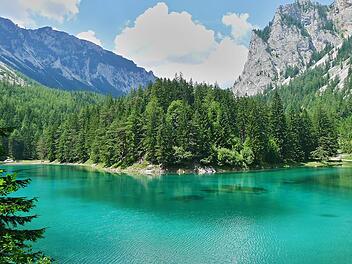 Der "Grüne See" liegt in der Steiermark in Österreich.