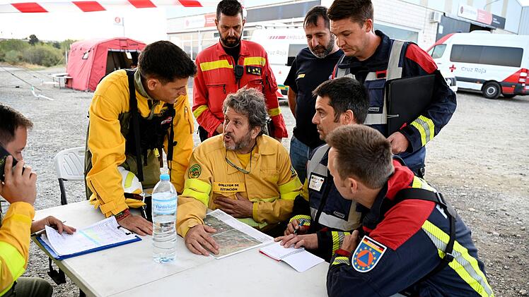 Waldbrände in Spanien - Deutsche Feuerwehrleute im Einsatz