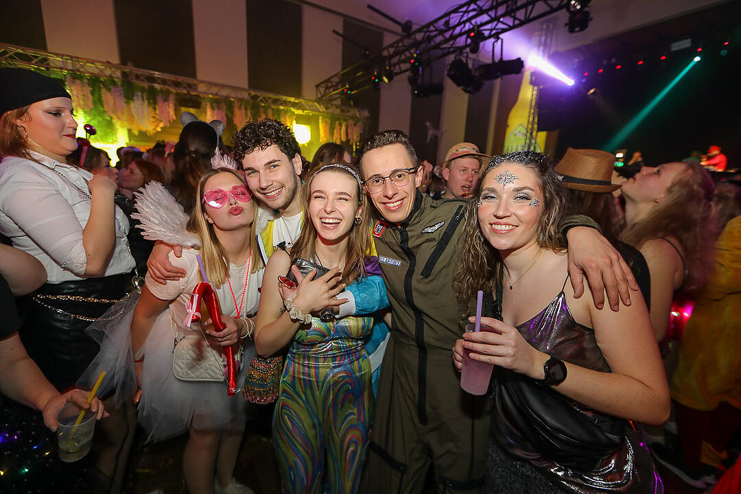 Beste Partystimmung in der Stadthalle