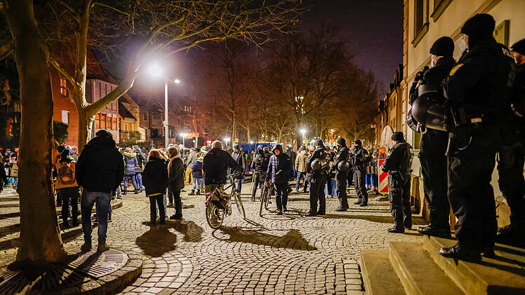 Corona-Protest in Fürth