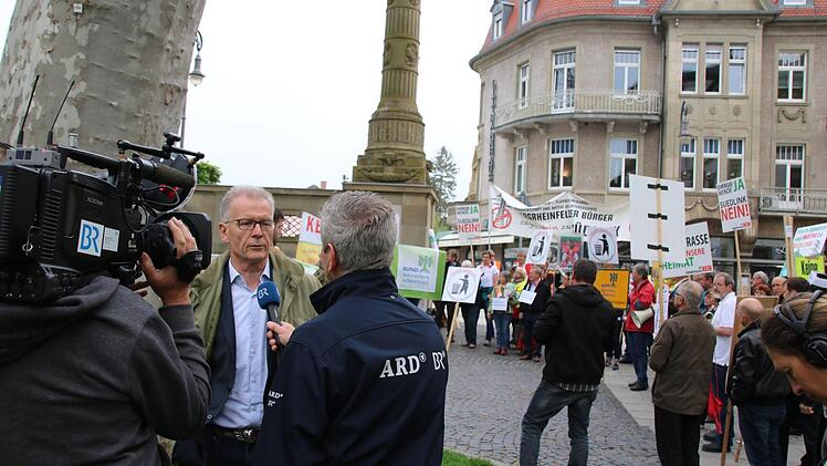 Eindrücke von der Anti-Südlink-Demo. Foto: Ralf Ruppert