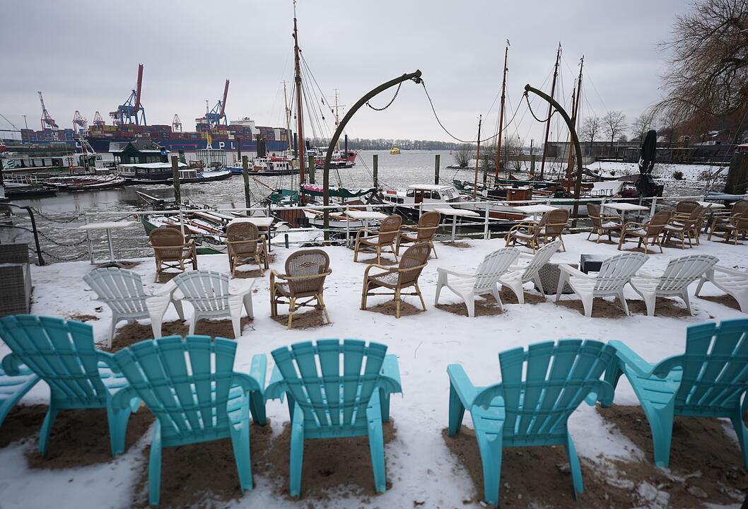 Winterwetter in Hamburg