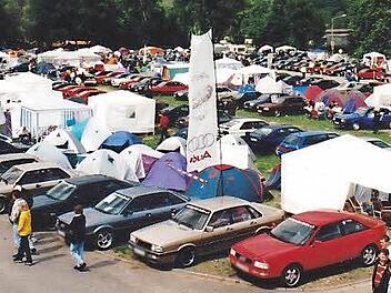 In Kronach findet alljährlich das größte reine Audi-Treffen Deutschlands statt.  Foto: Archiv