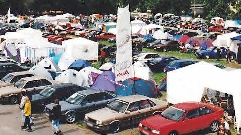In Kronach findet alljährlich das größte reine Audi-Treffen Deutschlands statt.  Foto: Archiv