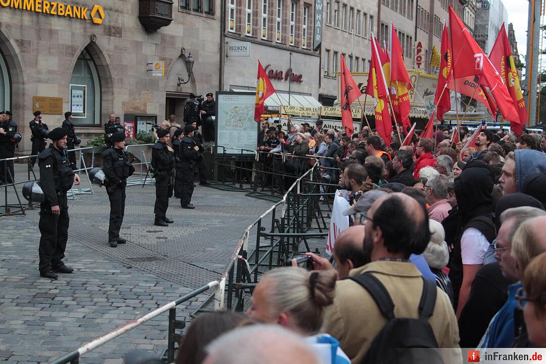 Demo gegen Neonazis in Nürnberg