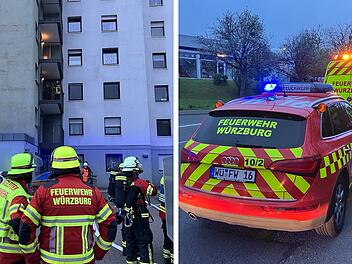 Hochhaus-Brand in Würzburg