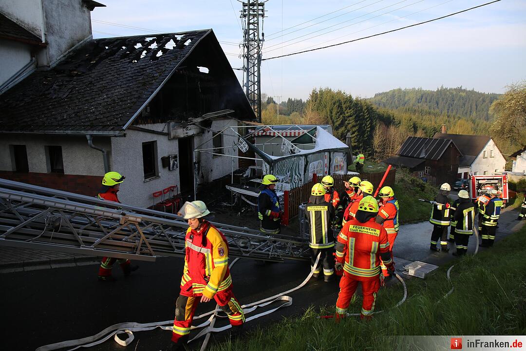 Brand in Feuerwehrhaus in Weidmes