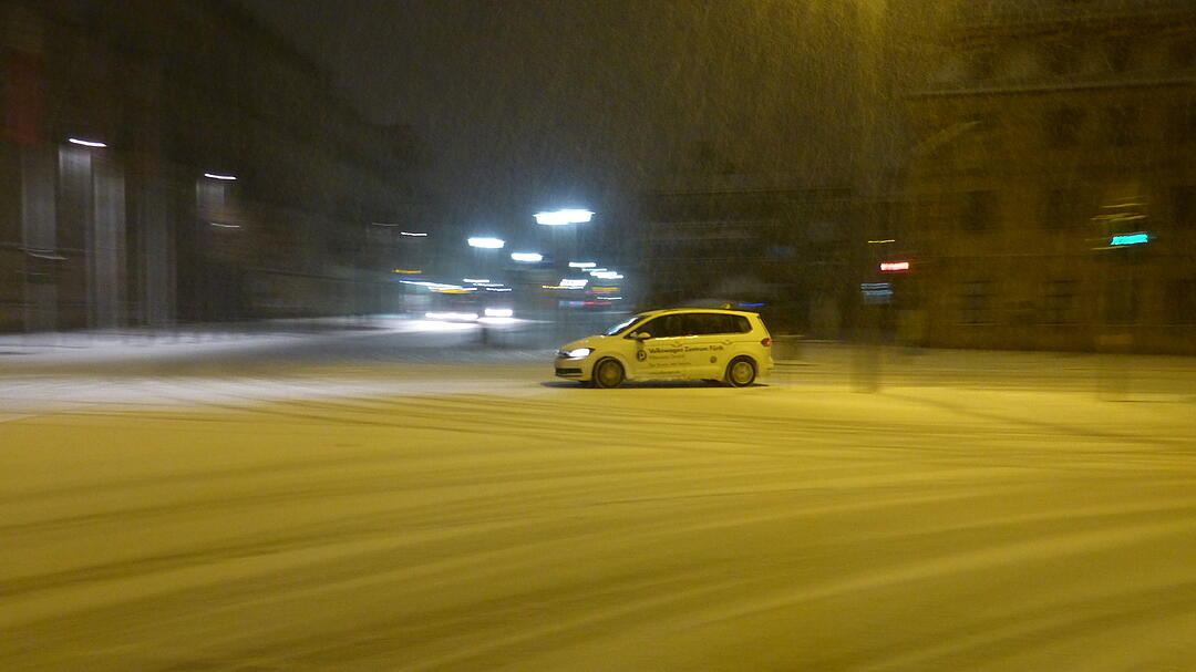 Winter zurück in Franken: Fürth wieder unter Schnee