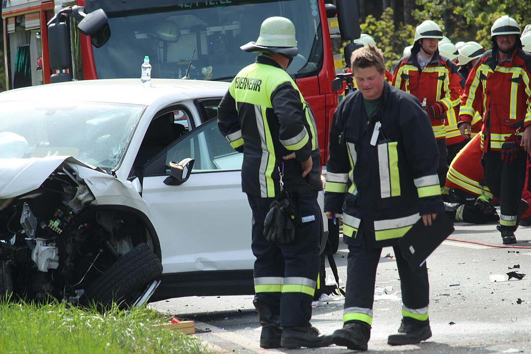 Fünf Verletzte bei Unfall im Landkreis Bayreuth