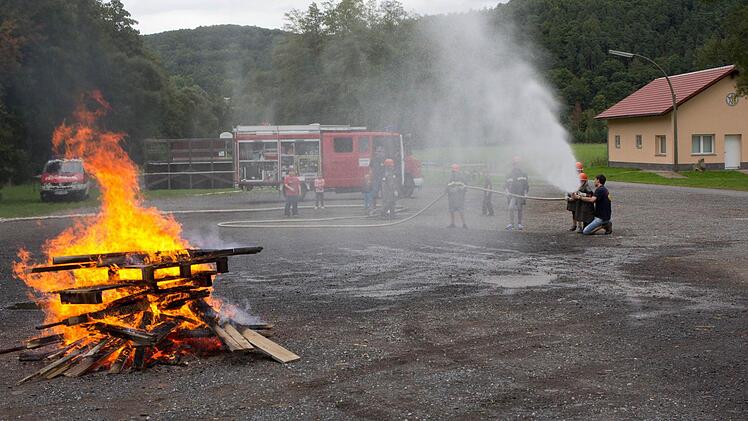 Ferienprogramm bei der Steinacher Feuerwehr.