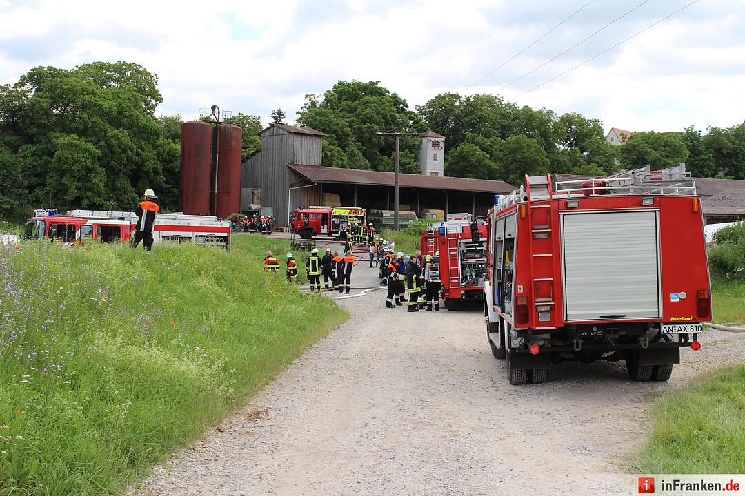 Landwirtschaftliches Anwesen in Vollbrand - 150 bis 200 Kuehe qualvoll verendet