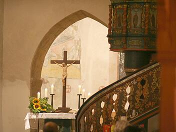 Michaelskirche in Fechheim: Blick zum Altar.Jochen Berger