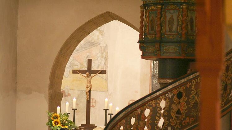 Michaelskirche in Fechheim: Blick zum Altar.Jochen Berger