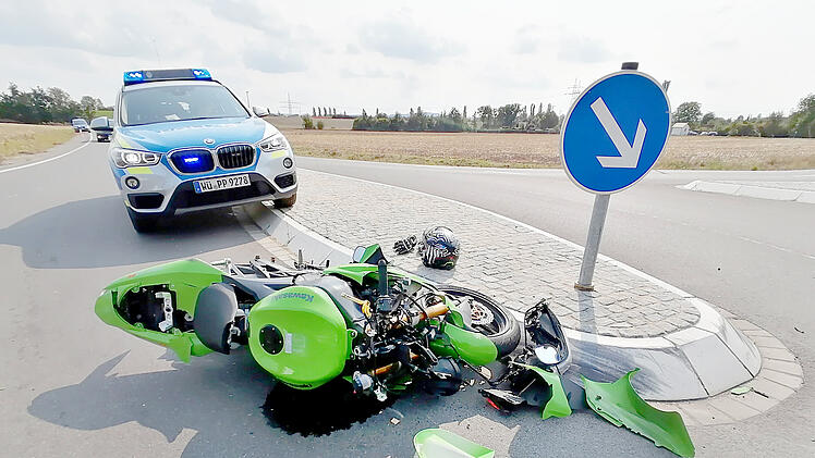 Motorrad-Unfall in Ha&szlig;furt