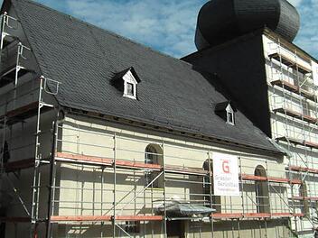 Die Fassadensanierung des Gotteshauses wurde wegen der Durchfeuchtung der Westfassade dringend notwendig. (Foto: privat)