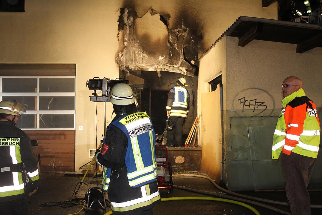 Stein bei Nürnberg: Brand in einer Schreinerei – hoher Sachschaden