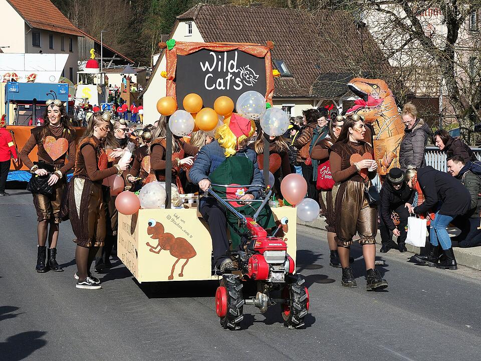 Buntes Faschingstreiben lockte tausende Besucher an.