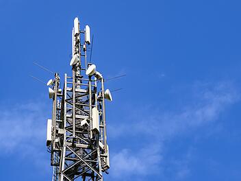 Infrastruktur f&uuml;r mobiles Internet: Mobilfunkmast