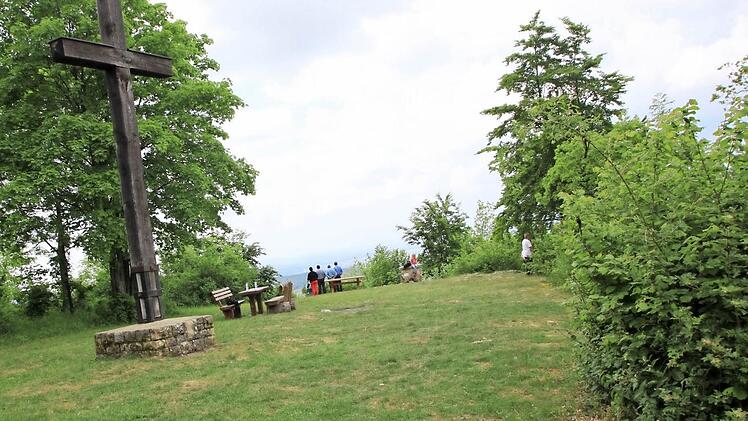 Mehr Potenzial hat nach Ansicht von Günter Dippold das Plateau des Kordigast. Die Fernsicht ließe sich verbessern, wenn Büsche und Sträucher zurückgeschnitten würden - wie am Staffelberg. Foto: Matthias Einwag