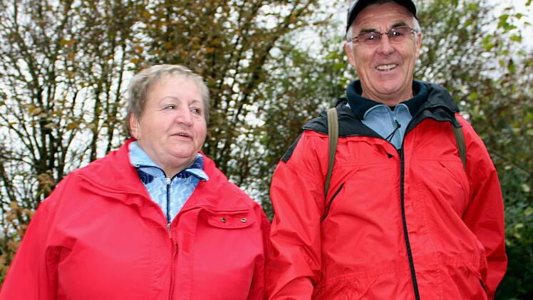 Die Oberfranken: Luise und Hermann Kormann aus Bayreuth sind seit vielen Jahren begeisterte Wanderer.