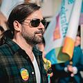 Sebastian Körber beim Christopher Street Day in München. Foto: p