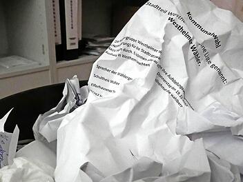 Eine Westheimer Liste ist noch nicht ganz Makulatur, doch es wird eng für eine neue Gruppierung.Foto: Arkadius Guzy