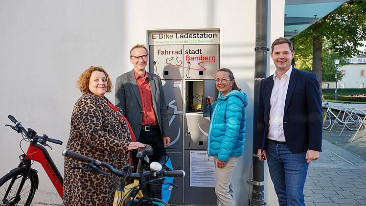Bamberg: "&Uuml;berf&auml;lliges Service-Angebot" eingerichtet - E-Bike-Akkus im Stadtgebiet laden nun m&ouml;glich