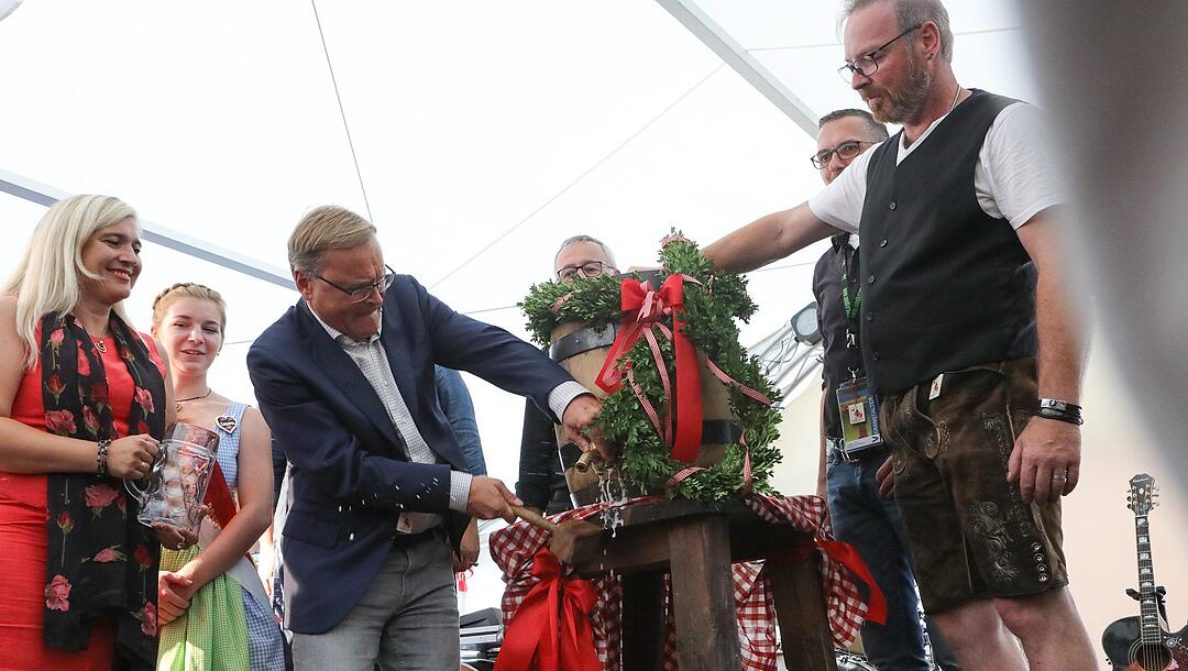 Bamberg; erster Tag mit Bieranstich der Sandkirchweih; Foto: Barbara Herbst