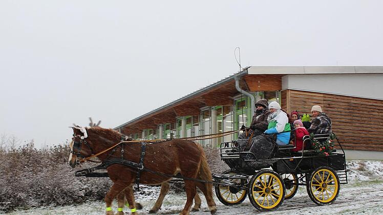 Kutschfahrten waren vor allem bei den Kindern gefragt.Stefan Fleischmann