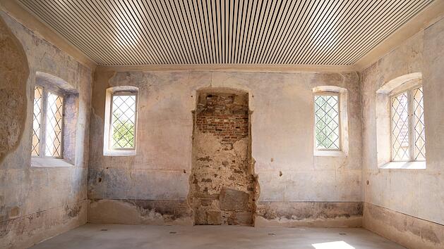 Blick ins Innere der Synagoge in Gleusdorf