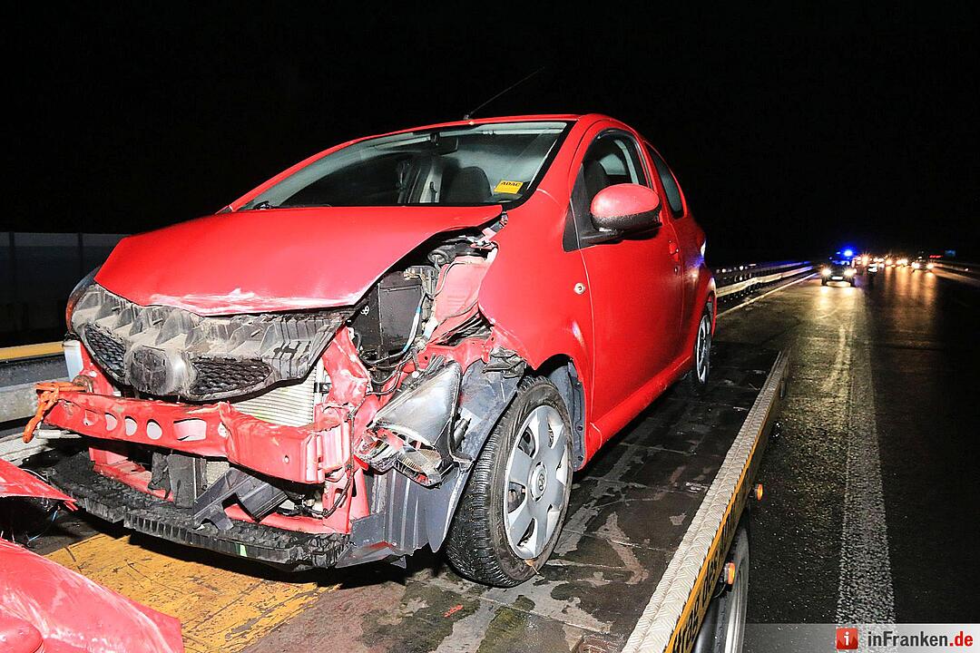 Glatteis auf der A73