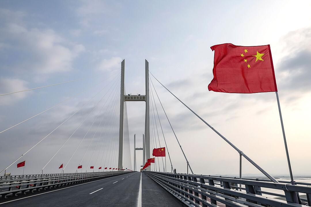 Er&ouml;ffnung der chinesisch-nordkoreanischen Yalu-Br&uuml;cke