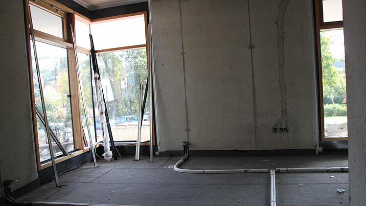 Impressionen von der Baustelle: In Bad Brückenau entsteht eine Außenstelle der Behindertenhilfe Maria Bildhausen (Münnerstadt). Foto: Ulrike Müller