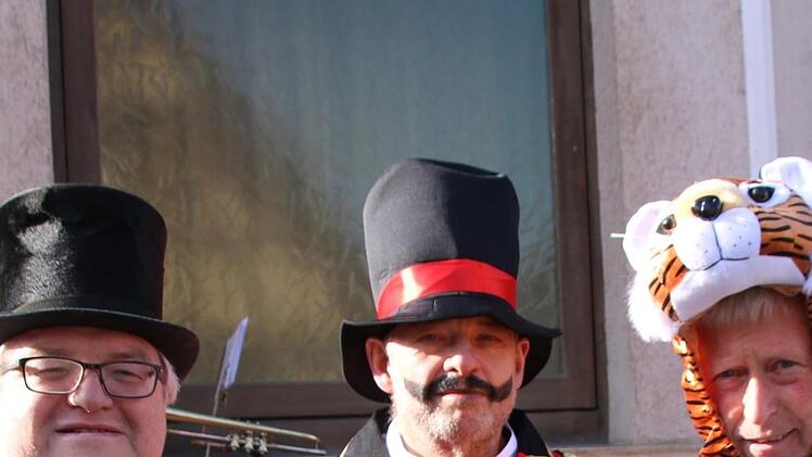 Faschingszug in Poppenlauer.Heike Beudert