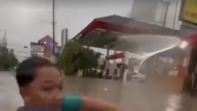 Überflutungen auf Bali