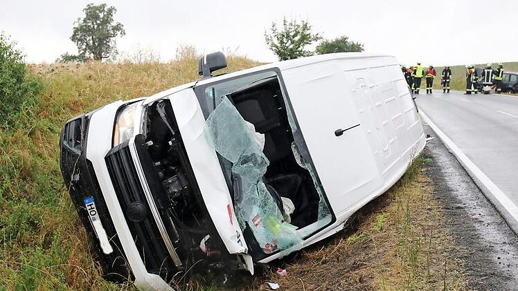 Die beiden in den Unfall verwickelten Fahrzeuge  Fotos: Michael Stelzner