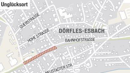 In diesem Bereich hat sich das Unglück ereignet. Grafik: Micho Haller