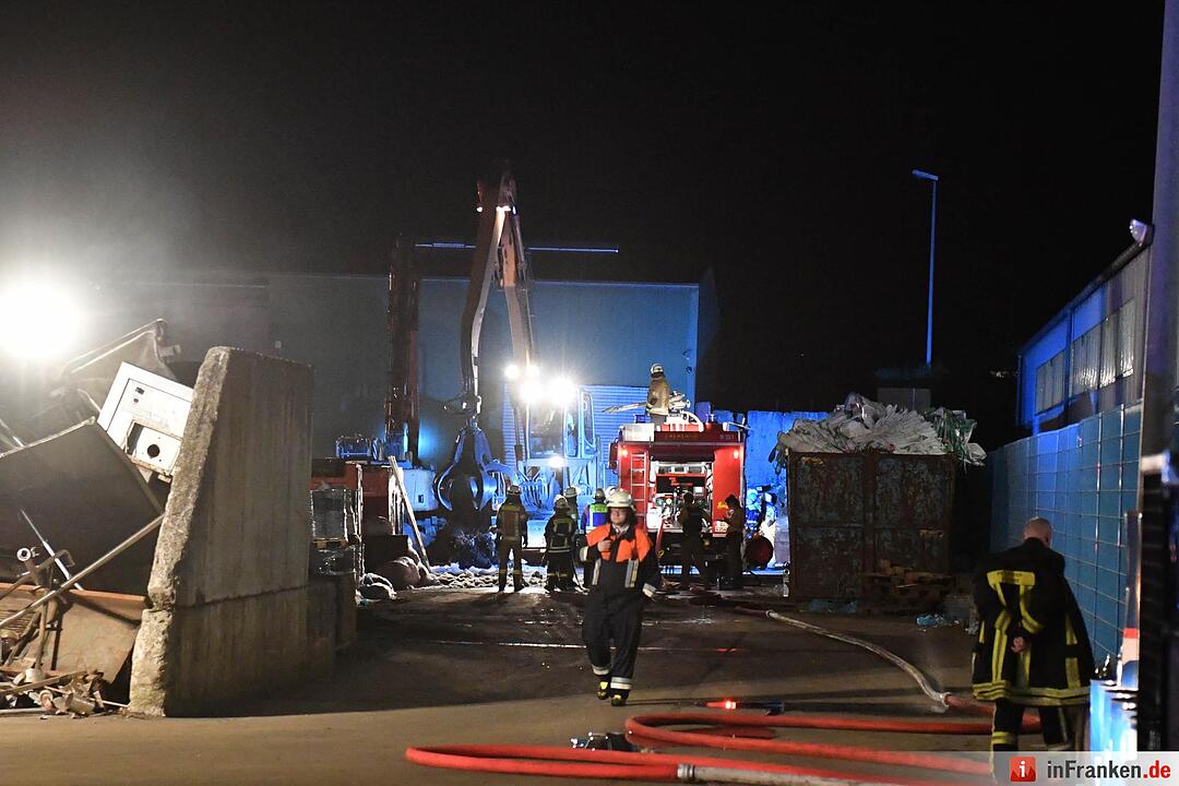 Brand bei Firma in Bamberg