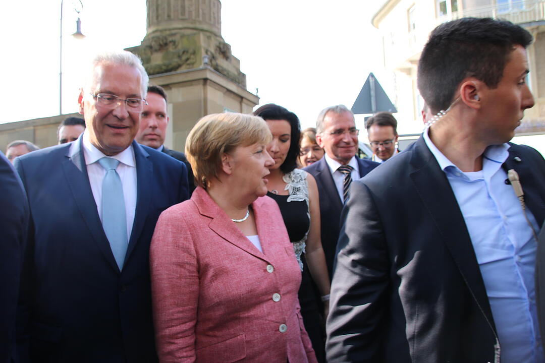 Angela Merkel zu Besuch in Bad Kissingen