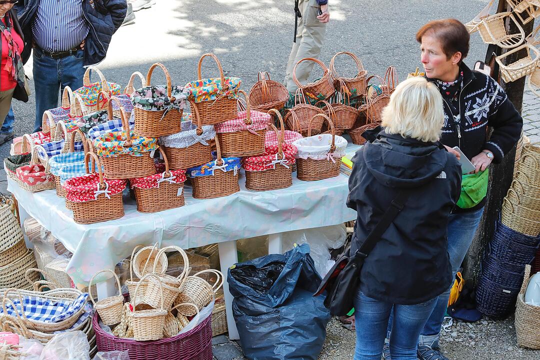 Korbmarkt in Lichtenfels am Samstag