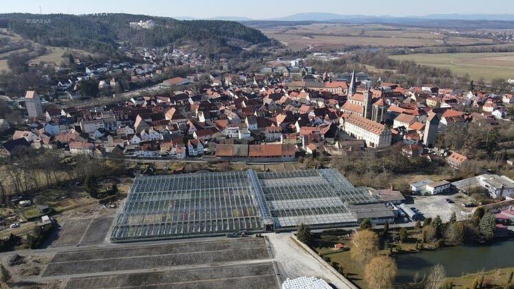 Das riesige ehemalige Bötz-Gelände in unmittelbarer Nähe zur Altstadt. Foto: Stadt Münnerstadt/Robert Müller