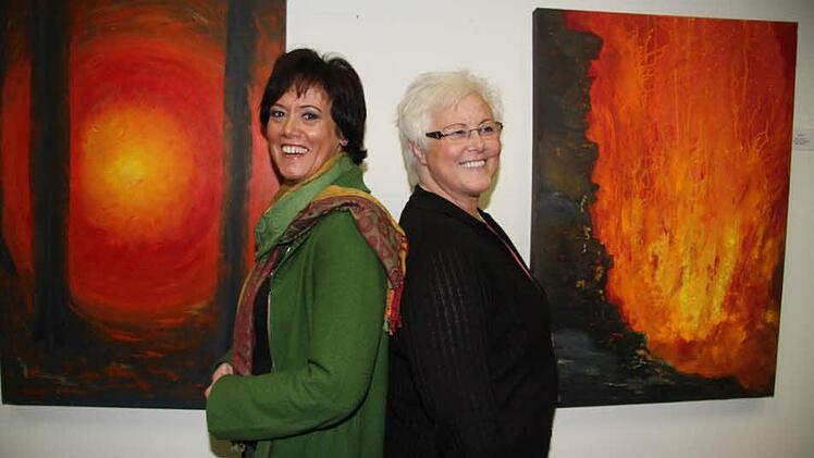 Martina Karsch-Babendererde hat sich von einem Wald, der in der Sonne brennt, inspirieren lassen. Foto: Adam