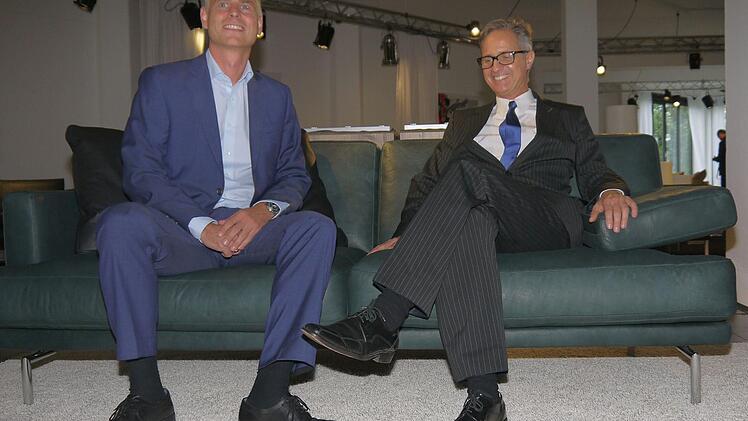 Blicken vor den Hausmessen optimistisch in die Zukunft: Christian Dahm und Thomas C. Schlosser. Foto: Berthold Köhler
