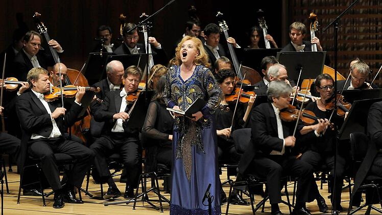 Petra Lang als Brünnhilde Foto: Peter Fischli/Lucerne Festival