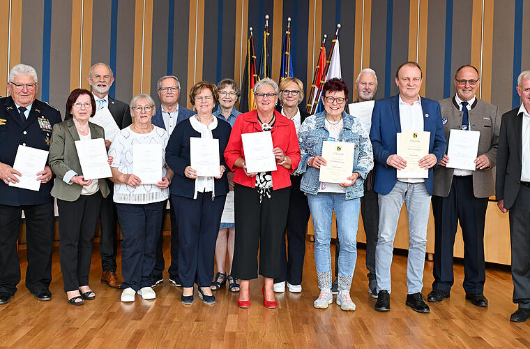 Ehrenamtliche im Landratsamt Bamberg geehrt - "höchste Anerkennung"