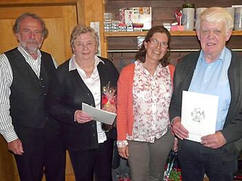 Die Geehrten der Ortsgruppe Engelhardsberg im Fränkische-Schweiz-Verein Foto: Paul Pöhlmann
