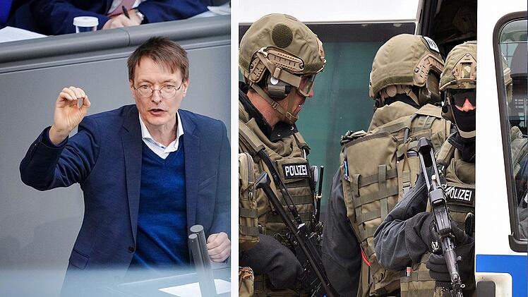 Entführung von Karl Lauterbach geplant - Razzia gegen Querdenker und Reichsbürger