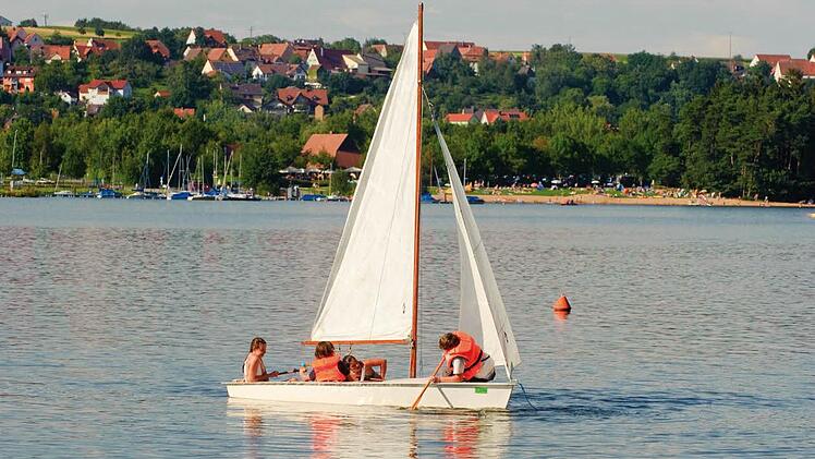 Segeln am Brombachsee  Foto: FrankenTourismus/NFS/Hub